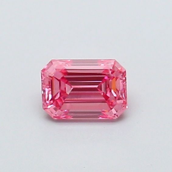 Loose Diamond - EMERALD 0.37ct Fancy Vivid Pink VS2: Loose Diamond - EMERALD 0.37ct Fancy Vivid Pink VS2 Source: This is a real non-mined Diamond that has been grown in a lab Shape: EMERALD Carats: 0.37 Color: Fancy Vivid Pink Certification: IGI Video: