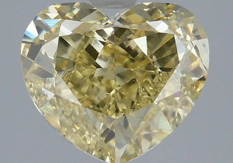 Loose Diamond - HEART 3.52ct Fancy Intense Yellow VS1: Loose Diamond - HEART 3.52ct Fancy Intense Yellow VS1 Source: This is a real non-mined Diamond that has been grown in a lab Shape: HEART Carats: 3.52 Color: Fancy Intense Yellow Certification: IGI Vid