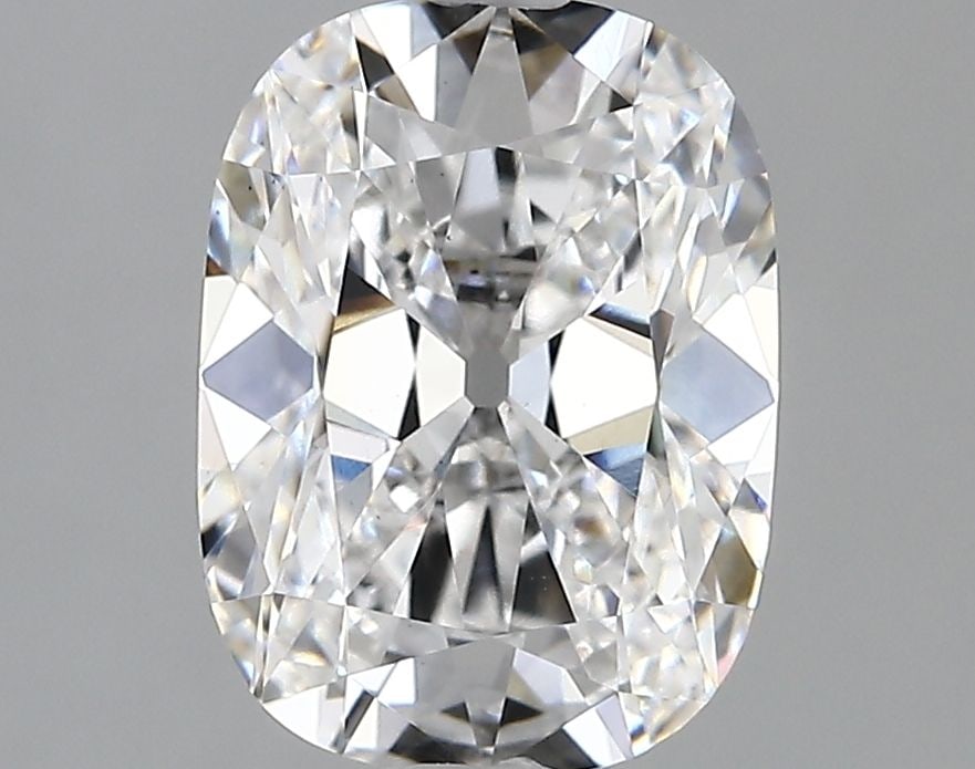 Loose Diamond - CUSHION MODIFIED 2.64ct D VS1: Loose Diamond - CUSHION MODIFIED 2.64ct D VS1 Source: This is a real non-mined Diamond that has been grown in a lab Shape: CUSHION MODIFIED Carats: 2.64 Color: D Clarity: VS1 Certification: IGI Video: