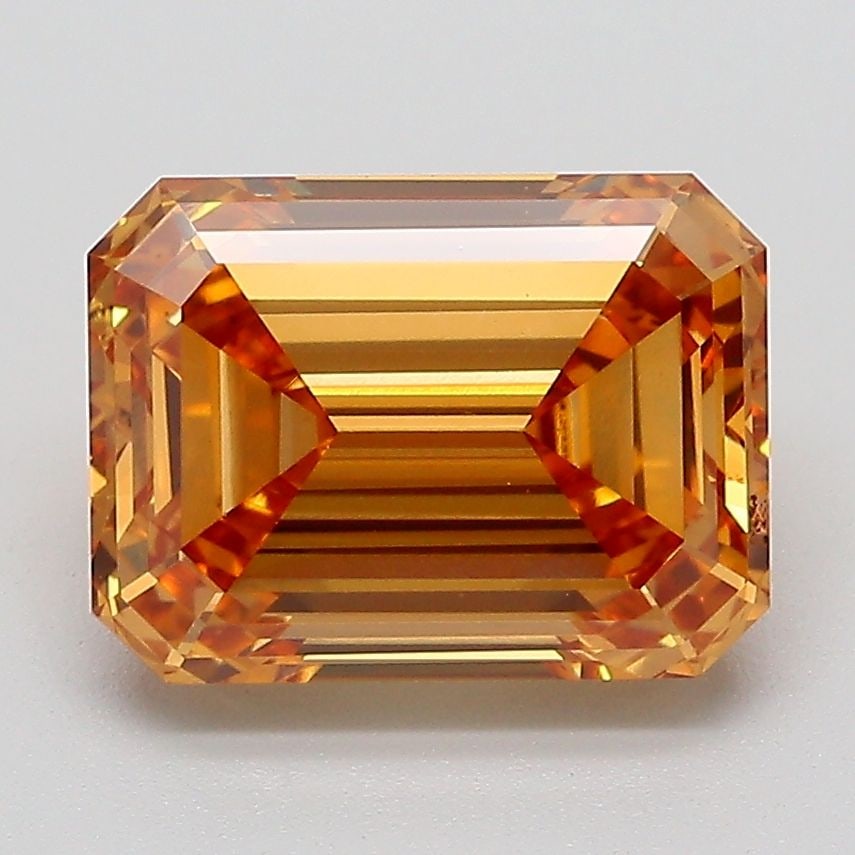 Loose Diamond - EMERALD 3.09ct Fancy Brownish Yellow VVS2: Loose Diamond - EMERALD 3.09ct Fancy Brownish Yellow VVS2 Source: This is a real non-mined Diamond that has been grown in a lab Shape: EMERALD Carats: 3.09 Color: Fancy Brownish Yellow Certification: 
