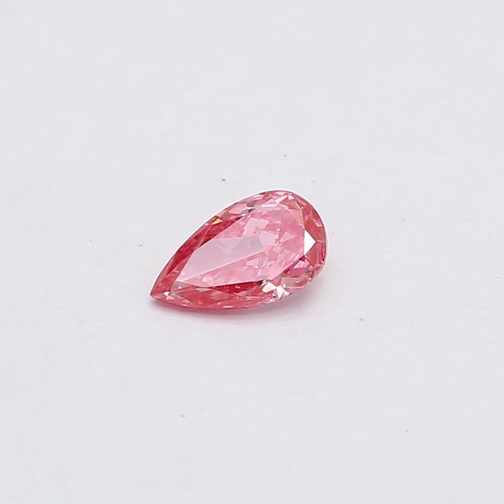 Loose Diamond - PEAR 0.36ct Fancy Vivid Pink VS1: Loose Diamond - PEAR 0.36ct Fancy Vivid Pink VS1 Source: This is a real non-mined Diamond that has been grown in a lab Shape: PEAR Carats: 0.36 Color: Fancy Vivid Pink Certification: NONE Video: