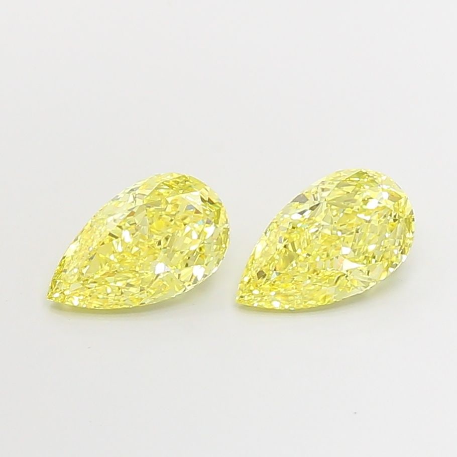 Loose Diamond - PEAR 2.13ct Fancy Intense Yellow VS2: Loose Diamond - PEAR 2.13ct Fancy Intense Yellow VS2 Source: This is a real non-mined Diamond that has been grown in a lab Shape: PEAR Carats: 2.13 Color: Fancy Intense Yellow Certification: IGI Video