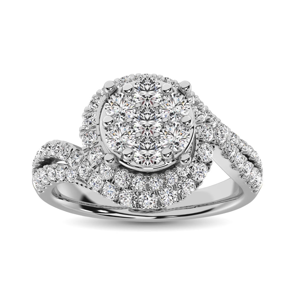 Diamond 1 1/2 Ct.Tw. Engagement Ring in 14K White Gold (1 of 4)