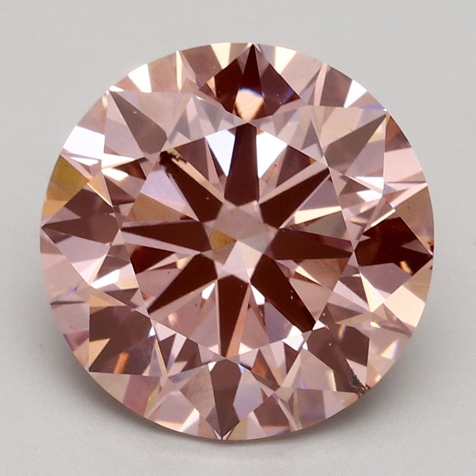 Ideal Loose Diamond - ROUND 3.02ct Fancy Intense Pink VS2: Ideal Loose Diamond - ROUND 3.02ct Fancy Intense Pink VS2 Source: This is a real non-mined Diamond that has been grown in a lab Shape: ROUND Carats: 3.02 Color: Fancy Intense Pink Certification: IGI V