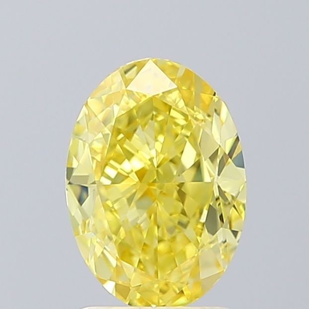 Loose Diamond - OVAL 2.07ct Fancy Vivid Yellow VS1: Loose Diamond - OVAL 2.07ct Fancy Vivid Yellow VS1 Source: This is a real non-mined Diamond that has been grown in a lab Shape: OVAL Carats: 2.07 Color: Fancy Vivid Yellow Certification: IGI Video: