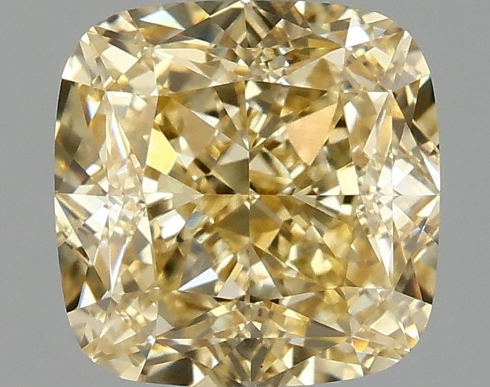Loose Diamond - CUSHION MODIFIED 1.55ct Fancy Intense Yellow VS1: Loose Diamond - CUSHION MODIFIED 1.55ct Fancy Intense Yellow VS1 Source: This is a real non-mined Diamond that has been grown in a lab Shape: CUSHION MODIFIED Carats: 1.55 Color: Fancy Intense Yellow 