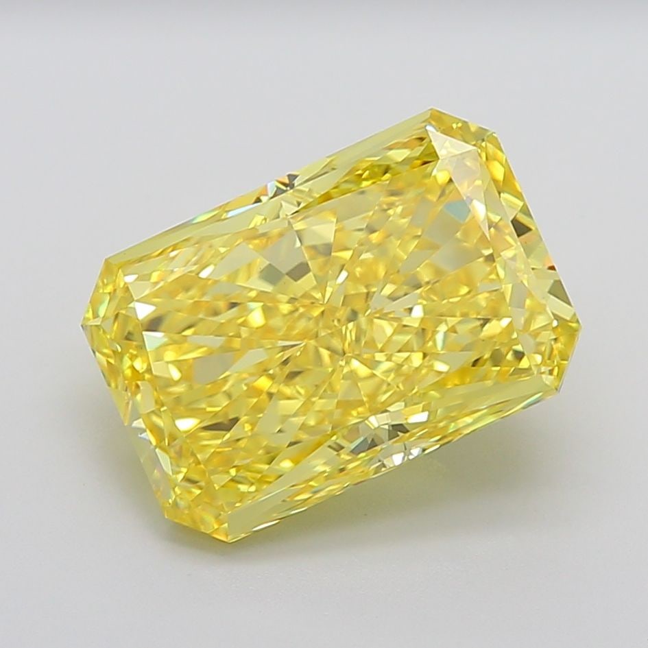 Loose Diamond - RADIANT 10.05ct Fancy Vivid Yellow VS1: Loose Diamond - RADIANT 10.05ct Fancy Vivid Yellow VS1 Source: This is a real non-mined Diamond that has been grown in a lab Shape: RADIANT Carats: 10.05 Color: Fancy Vivid Yellow Certification: IGI V