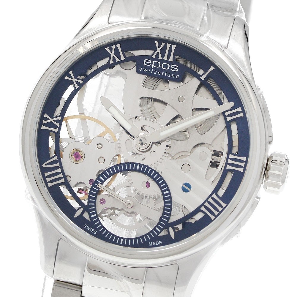EPOS Original 3500SKBLM Mens Skeleton Manual Wind Wristwatch Limited Edition (1 of 6)