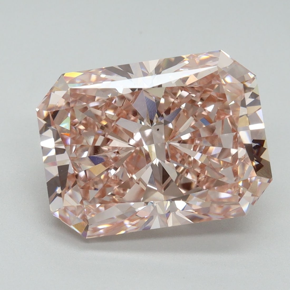 Loose Diamond - RADIANT 6.82ct Fancy Vivid Pink VS1
