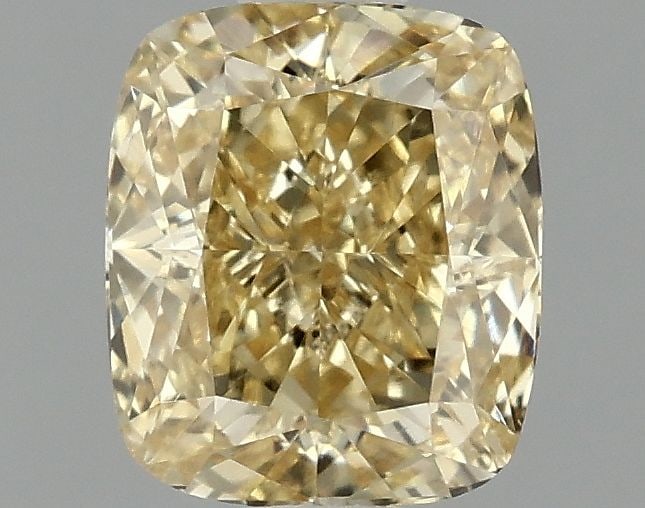 Loose Diamond - CUSHION MODIFIED 1.07ct Fancy Intense Yellow VVS2: Loose Diamond - CUSHION MODIFIED 1.07ct Fancy Intense Yellow VVS2 Source: This is a real non-mined Diamond that has been grown in a lab Shape: CUSHION MODIFIED Carats: 1.07 Color: Fancy Intense Yellow