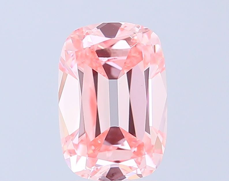 Loose Diamond - CUSHION BRILLIANT 2.53ct Fancy Intense Pink VVS2