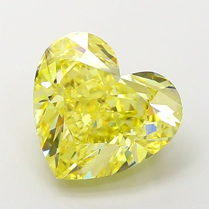 Loose Diamond - HEART 4.01ct Fancy Intense Yellow VS2: Loose Diamond - HEART 4.01ct Fancy Intense Yellow VS2 Source: This is a real non-mined Diamond that has been grown in a lab Shape: HEART Carats: 4.01 Color: Fancy Intense Yellow Certification: IGI Vid