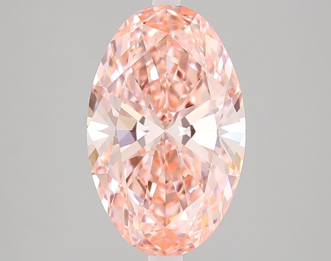 Loose Diamond - OVAL 3.34ct Fancy Vivid Pink VVS2: Loose Diamond - OVAL 3.34ct Fancy Vivid Pink VVS2 Source: This is a real non-mined Diamond that has been grown in a lab Shape: OVAL Carats: 3.34 Color: Fancy Vivid Pink Certification: IGI Video: