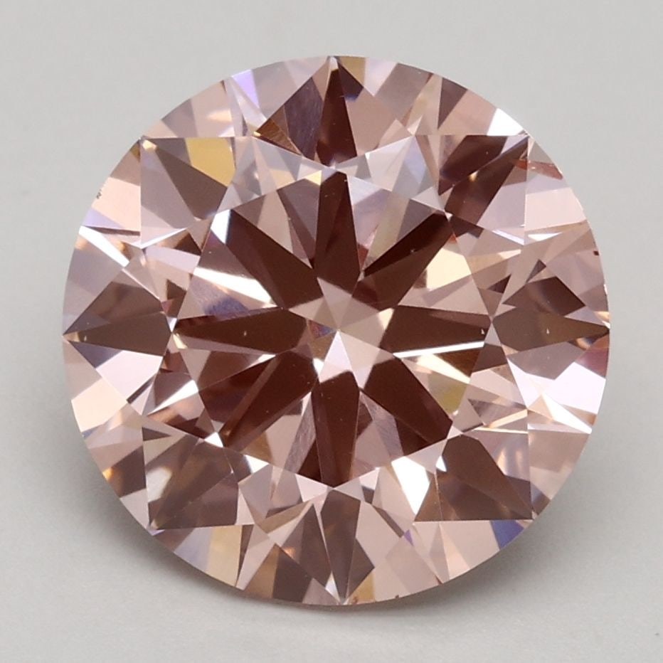 Ideal Loose Diamond - ROUND 3.0ct Fancy Intense Pink VS2
