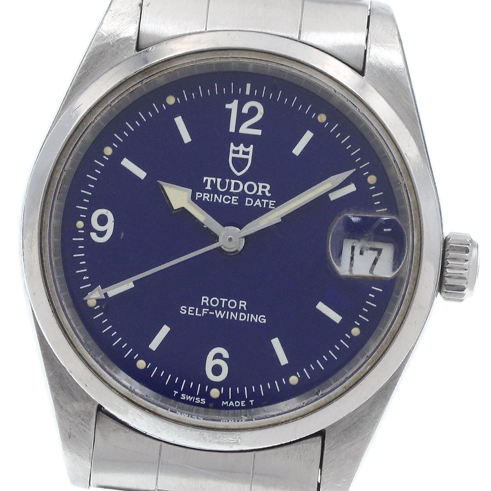 TUDOR Prince Date Ref 72000 Automatic Blue Dial Wristwatch (1 of 6)