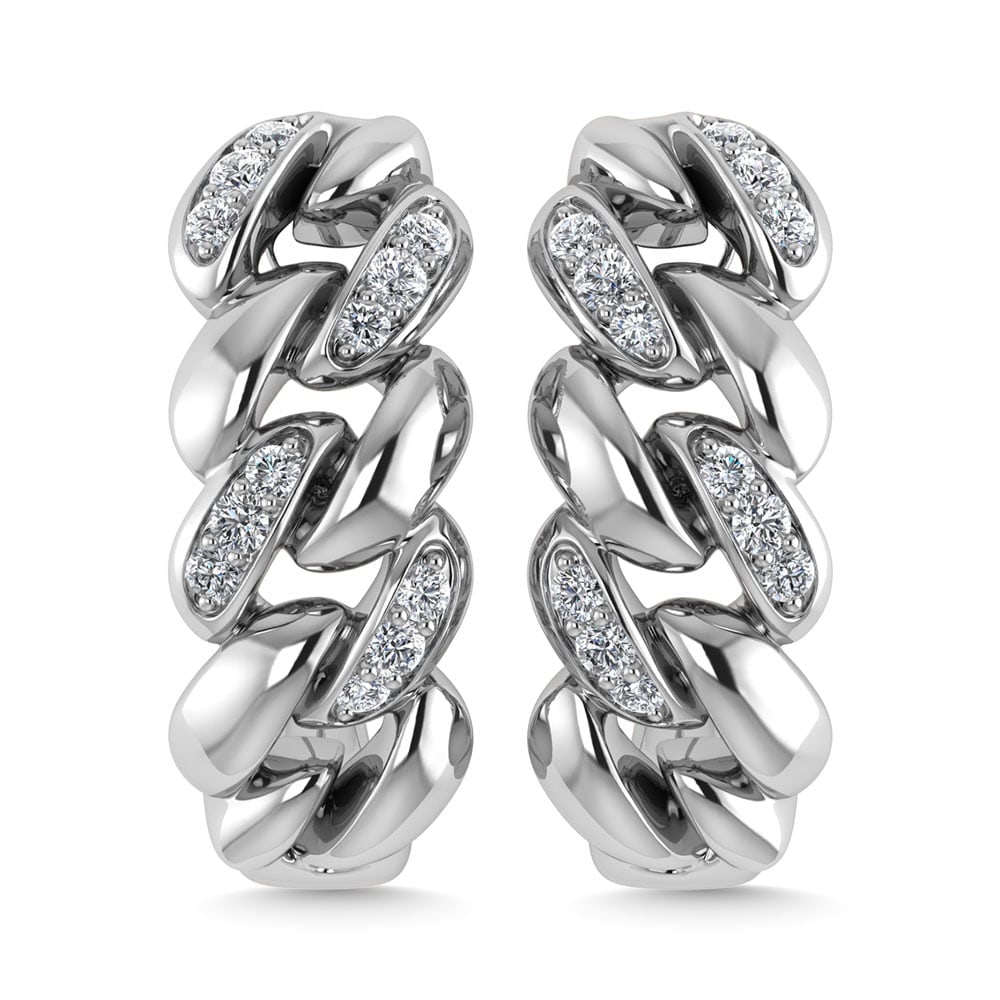 Diamond 1/10 Ct.Tw. J Earrings in 10K White Gold: Diamond 1/10 Ct.Tw. J Earrings in 10K White Gold 10k White Gold Stone Color: G-h Stone Clarity: I1 This item may take 2-5 weeks for shipping. The Diamond Depot Guarantee: All items in this auction are
