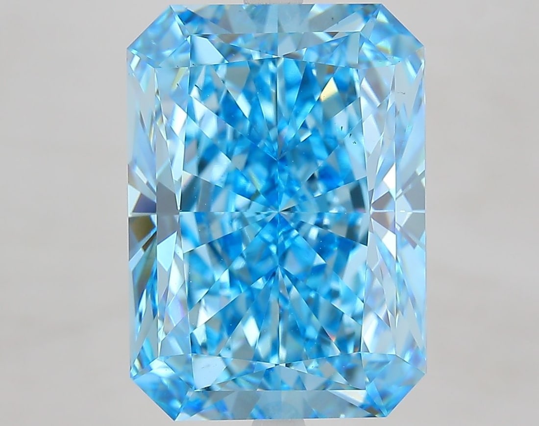 Loose Diamond - RADIANT 10.26ct Fancy Vivid Blue VS1 (1 of 1)