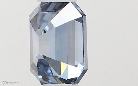 Loose Diamond - EMERALD 0.42ct Fancy Vivid Blue VVS2: Loose Diamond - EMERALD 0.42ct Fancy Vivid Blue VVS2 Source: This is a real non-mined Diamond that has been grown in a lab Shape: EMERALD Carats: 0.42 Color: Fancy Vivid Blue Certification: IGI Video: