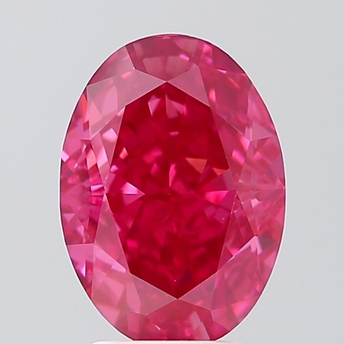 Loose Diamond - OVAL 3.59ct Fancy Vivid Pink VVS2: Loose Diamond - OVAL 3.59ct Fancy Vivid Pink VVS2 Source: This is a real non-mined Diamond that has been grown in a lab Shape: OVAL Carats: 3.59 Color: Fancy Vivid Pink Certification: IGI Video: