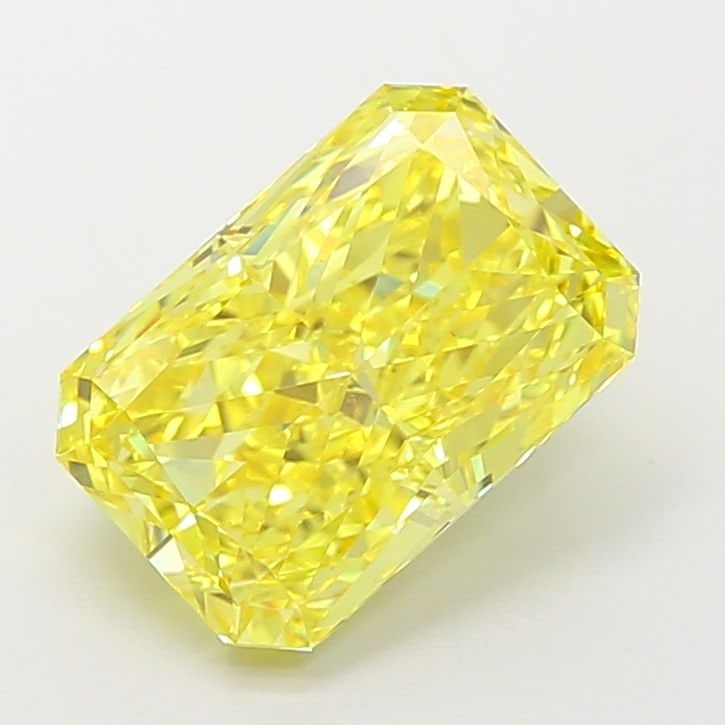 Loose Diamond - RADIANT 5.06ct Fancy Vivid Yellow VS1: Loose Diamond - RADIANT 5.06ct Fancy Vivid Yellow VS1 Source: This is a real non-mined Diamond that has been grown in a lab Shape: RADIANT Carats: 5.06 Color: Fancy Vivid Yellow Certification: IGI Vid