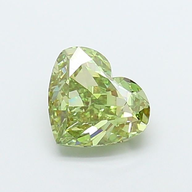 Loose Diamond - HEART 2.03ct Fancy Vivid Green VS1: Loose Diamond - HEART 2.03ct Fancy Vivid Green VS1 Source: This is a real non-mined Diamond that has been grown in a lab Shape: HEART Carats: 2.03 Color: Fancy Vivid Green Certification: IGI Video: