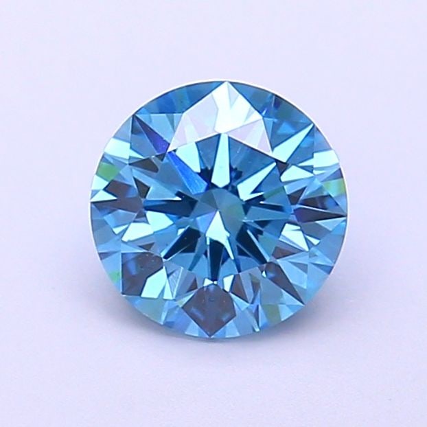Ideal Loose Diamond - ROUND 1.05ct Fancy Vivid Blue VS1: Ideal Loose Diamond - ROUND 1.05ct Fancy Vivid Blue VS1 Source: This is a real non-mined Diamond that has been grown in a lab Shape: ROUND Carats: 1.05 Color: Fancy Vivid Blue Certification: IGI Video