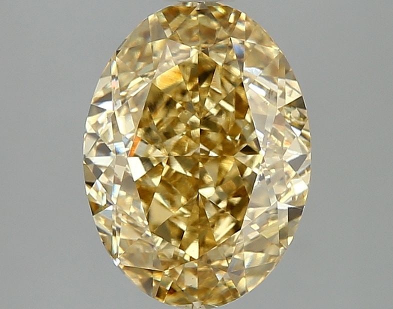 Loose Diamond - OVAL 3.1ct Fancy Intense Yellow VS1: Loose Diamond - OVAL 3.1ct Fancy Intense Yellow VS1 Source: This is a real non-mined Diamond that has been grown in a lab Shape: OVAL Carats: 3.1 Color: Fancy Intense Yellow Certification: IGI Video: