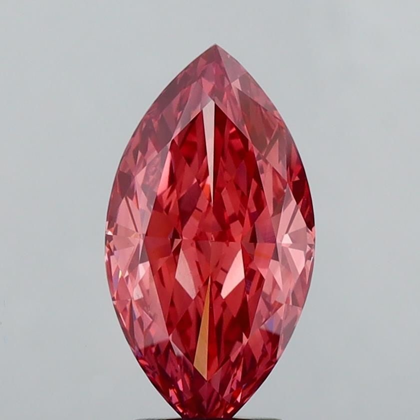 Loose Diamond - MARQUISE 5.26ct Fancy Vivid Pink VVS2: Loose Diamond - MARQUISE 5.26ct Fancy Vivid Pink VVS2 Source: This is a real non-mined Diamond that has been grown in a lab Shape: MARQUISE Carats: 5.26 Color: Fancy Vivid Pink Certification: IGI Vide