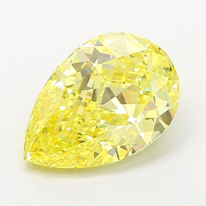 Loose Diamond - PEAR 4.01ct Fancy Vivid Yellow VS1: Loose Diamond - PEAR 4.01ct Fancy Vivid Yellow VS1 Source: This is a real non-mined Diamond that has been grown in a lab Shape: PEAR Carats: 4.01 Color: Fancy Vivid Yellow Certification: IGI Video:
