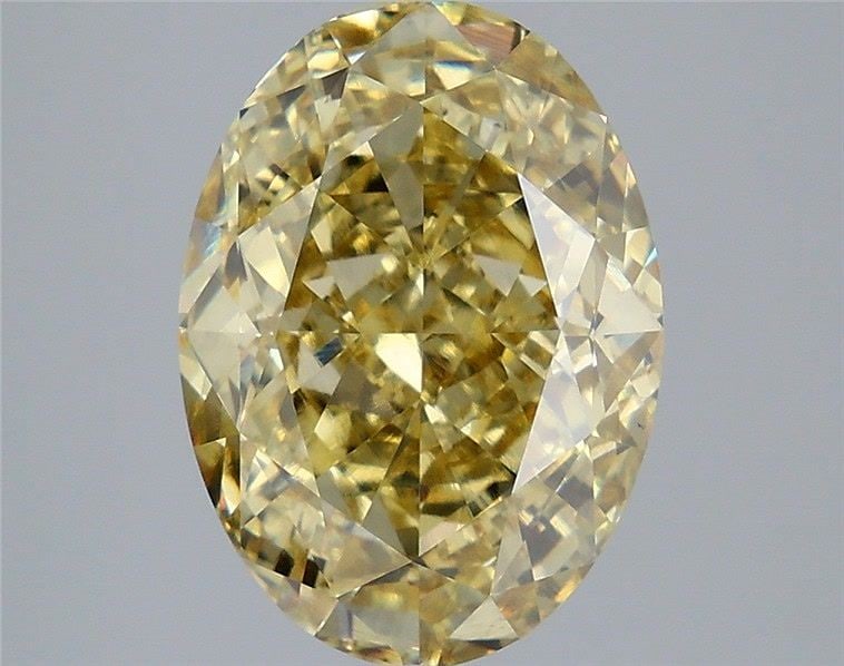 Loose Diamond - OVAL 5.58ct Fancy Intense Yellow VS1: Loose Diamond - OVAL 5.58ct Fancy Intense Yellow VS1 Source: This is a real non-mined Diamond that has been grown in a lab Shape: OVAL Carats: 5.58 Color: Fancy Intense Yellow Certification: IGI Video