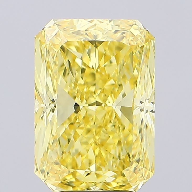Loose Diamond - RADIANT 4.56ct Fancy Vivid Yellow VS1: Loose Diamond - RADIANT 4.56ct Fancy Vivid Yellow VS1 Source: This is a real non-mined Diamond that has been grown in a lab Shape: RADIANT Carats: 4.56 Color: Fancy Vivid Yellow Certification: IGI