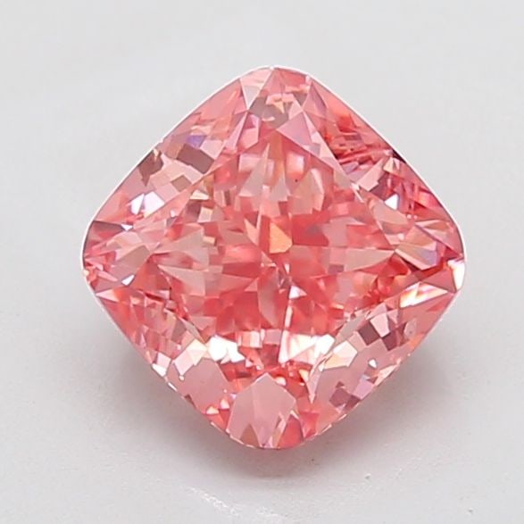 Loose Diamond - CUSHION MODIFIED 3.01ct Fancy Vivid Pink VS2