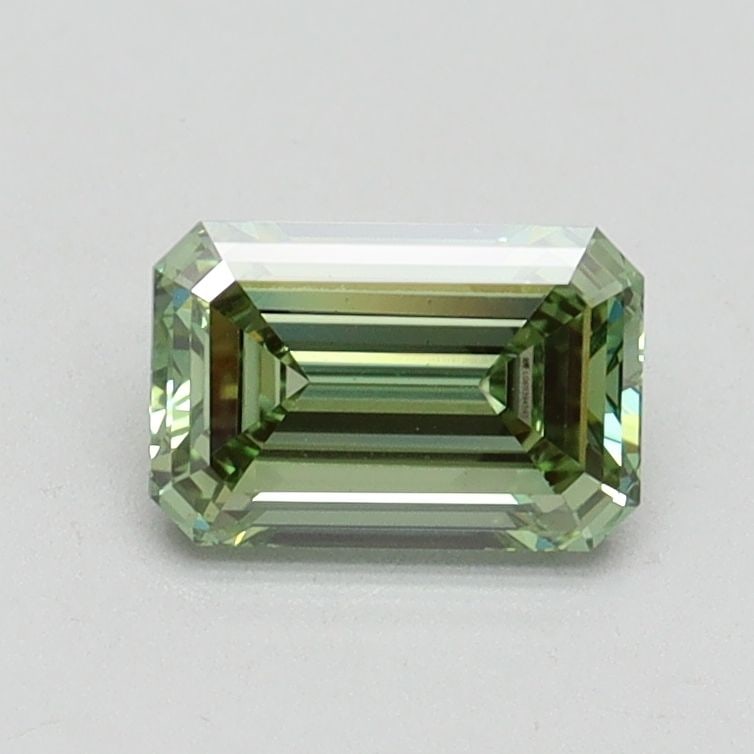 Loose Diamond - EMERALD 0.83ct Fancy Intense Green VS1: Loose Diamond - EMERALD 0.83ct Fancy Intense Green VS1 Source: This is a real non-mined Diamond that has been grown in a lab Shape: EMERALD Carats: 0.83 Color: Fancy Intense Green Certification: IGI V