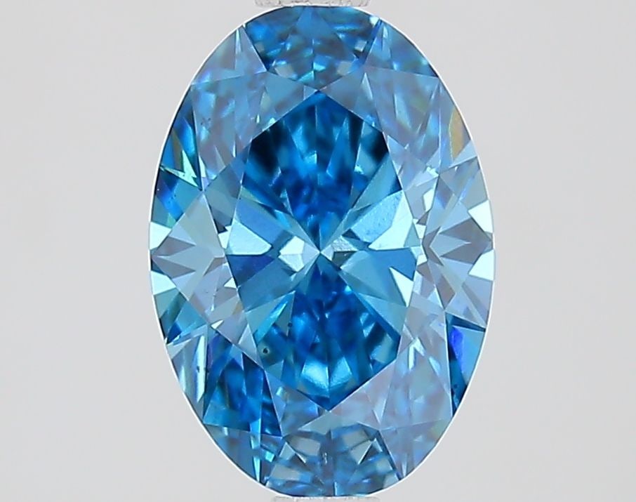 Loose Diamond - OVAL 1.62ct Fancy Vivid Blue VS2