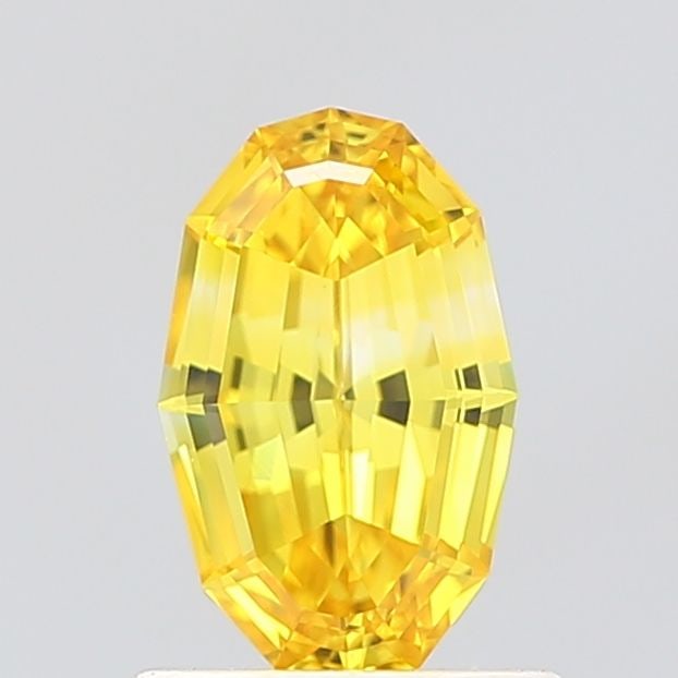 Loose Diamond - OVAL 0.91ct Fancy Vivid Yellow VVS1: Loose Diamond - OVAL 0.91ct Fancy Vivid Yellow VVS1 Source: This is a real non-mined Diamond that has been grown in a lab Shape: OVAL Carats: 0.91 Color: Fancy Vivid Yellow Certification: IGI Video:
