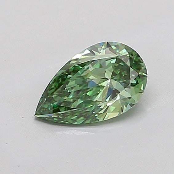 Loose Diamond - PEAR 1.04ct Fancy Vivid Green VS1: Loose Diamond - PEAR 1.04ct Fancy Vivid Green VS1 Source: This is a real non-mined Diamond that has been grown in a lab Shape: PEAR Carats: 1.04 Color: Fancy Vivid Green Certification: IGI Video: