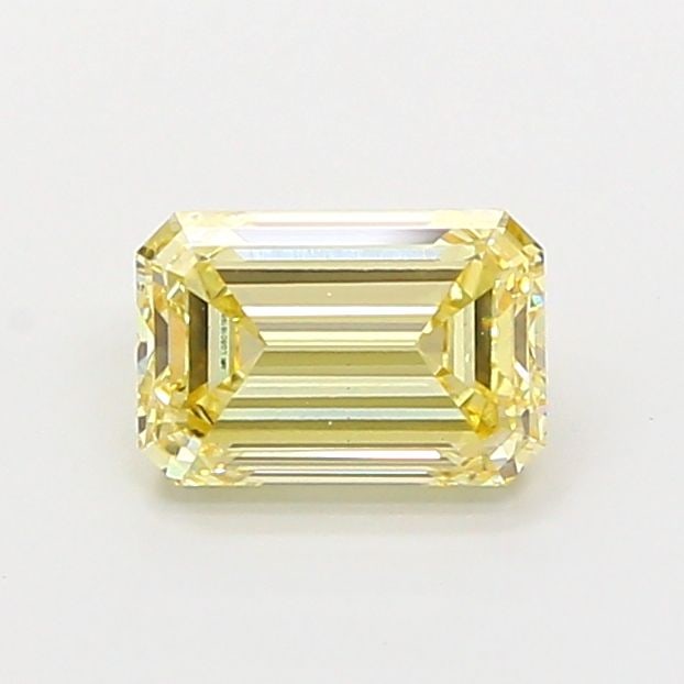 Loose Diamond - EMERALD 1.12ct Fancy Yellow VS1: Loose Diamond - EMERALD 1.12ct Fancy Yellow VS1 Source: This is a real non-mined Diamond that has been grown in a lab Shape: EMERALD Carats: 1.12 Color: Fancy Yellow Certification: IGI Video: