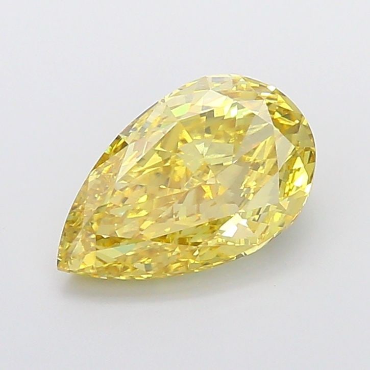Loose Diamond - PEAR 5.01ct Fancy Vivid Yellow VVS2: Loose Diamond - PEAR 5.01ct Fancy Vivid Yellow VVS2 Source: This is a real non-mined Diamond that has been grown in a lab Shape: PEAR Carats: 5.01 Color: Fancy Vivid Yellow Certification: IGI Video: