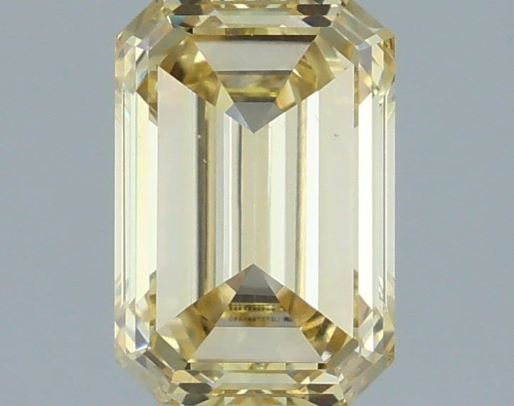 Loose Diamond - EMERALD 1.45ct Fancy Yellow VS1: Loose Diamond - EMERALD 1.45ct Fancy Yellow VS1 Source: This is a real non-mined Diamond that has been grown in a lab Shape: EMERALD Carats: 1.45 Color: Fancy Yellow Certification: IGI Video: