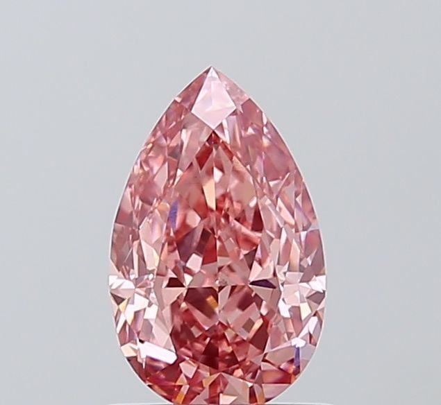 Loose Diamond - PEAR 1.24ct Fancy Vivid Pink VS1: Loose Diamond - PEAR 1.24ct Fancy Vivid Pink VS1 Source: This is a real non-mined Diamond that has been grown in a lab Shape: PEAR Carats: 1.24 Color: Fancy Vivid Pink Certification: IGI Video: