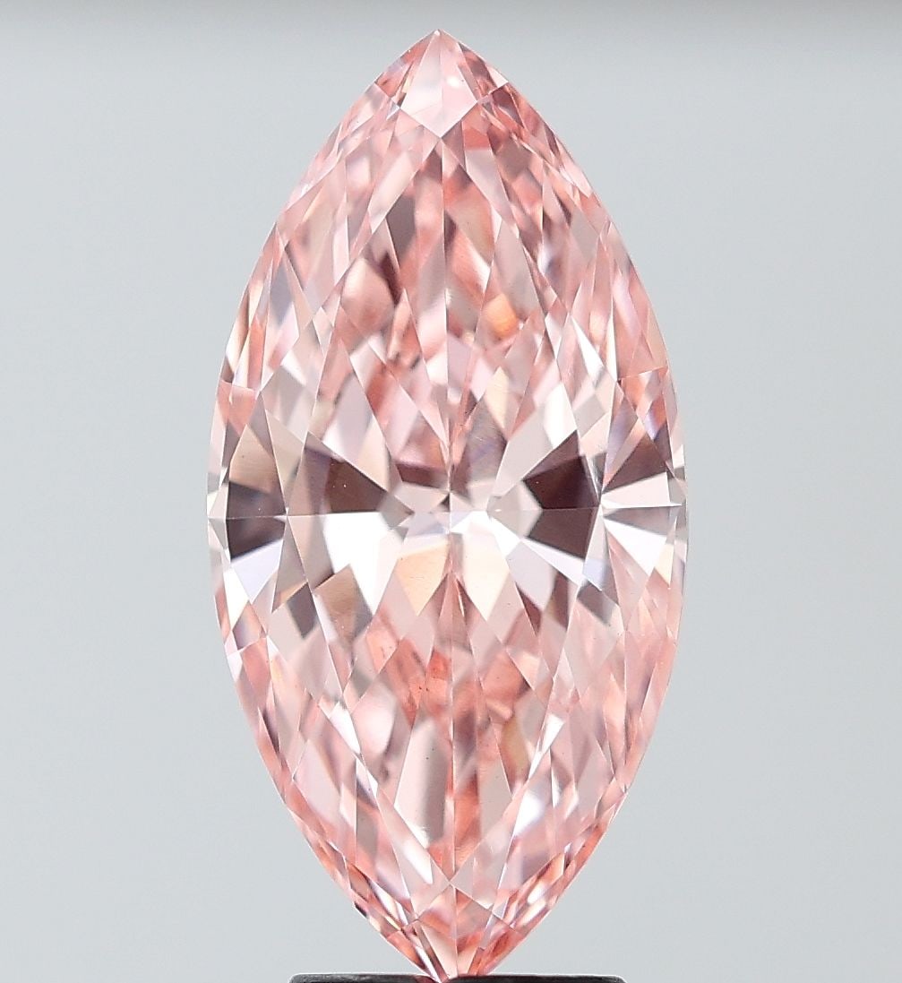 Loose Diamond - MARQUISE 4.71ct Fancy Intense Pink VS1: Loose Diamond - MARQUISE 4.71ct Fancy Intense Pink VS1 Source: This is a real non-mined Diamond that has been grown in a lab Shape: MARQUISE Carats: 4.71 Color: Fancy Intense Pink Certification: IGI V