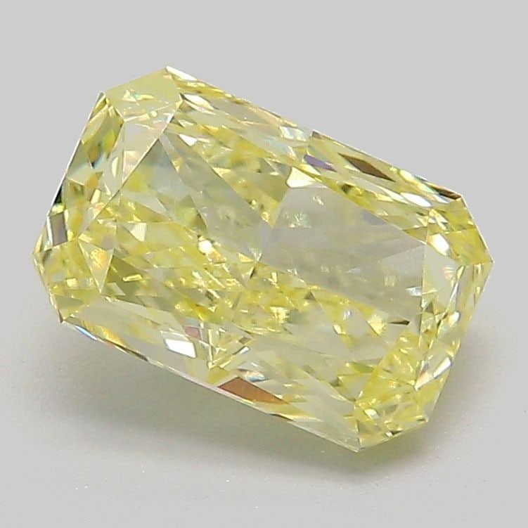 Loose Diamond - RADIANT 1.93ct Fancy Yellow VVS2: Loose Diamond - RADIANT 1.93ct Fancy Yellow VVS2 Source: This is a real non-mined Diamond that has been grown in a lab Shape: RADIANT Carats: 1.93 Color: Fancy Yellow Certification: IGI Video: