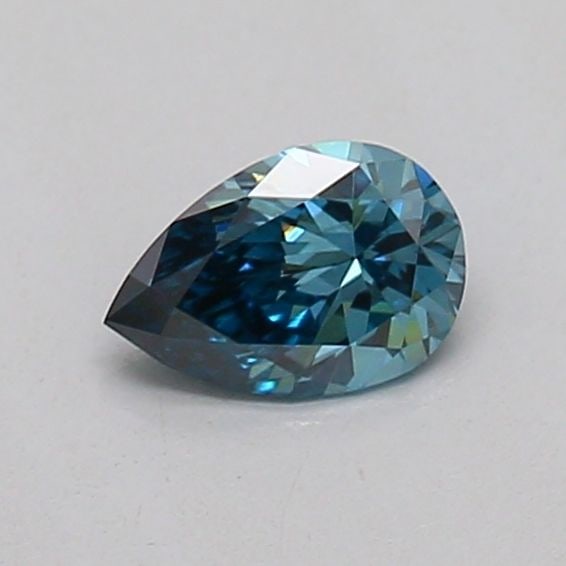 Loose Diamond - PEAR 0.19ct Fancy Vivid Blue VVS2: Loose Diamond - PEAR 0.19ct Fancy Vivid Blue VVS2 Source: This is a real non-mined Diamond that has been grown in a lab Shape: PEAR Carats: 0.19 Color: Fancy Vivid Blue Certification: IGI Video: