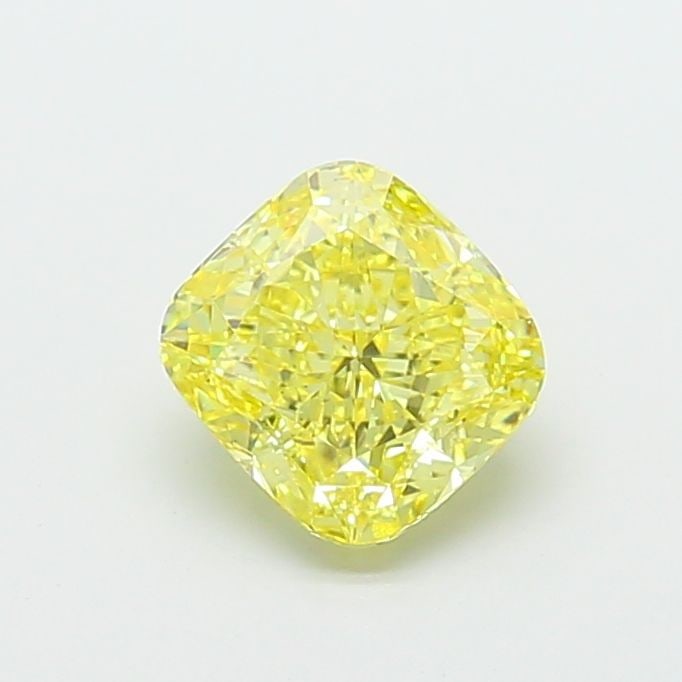Loose Diamond - CUSHION MODIFIED 2.58ct Fancy Vivid Yellow VS1: Loose Diamond - CUSHION MODIFIED 2.58ct Fancy Vivid Yellow VS1 Source: This is a real non-mined Diamond that has been grown in a lab Shape: CUSHION MODIFIED Carats: 2.58 Color: Fancy Vivid Yellow
