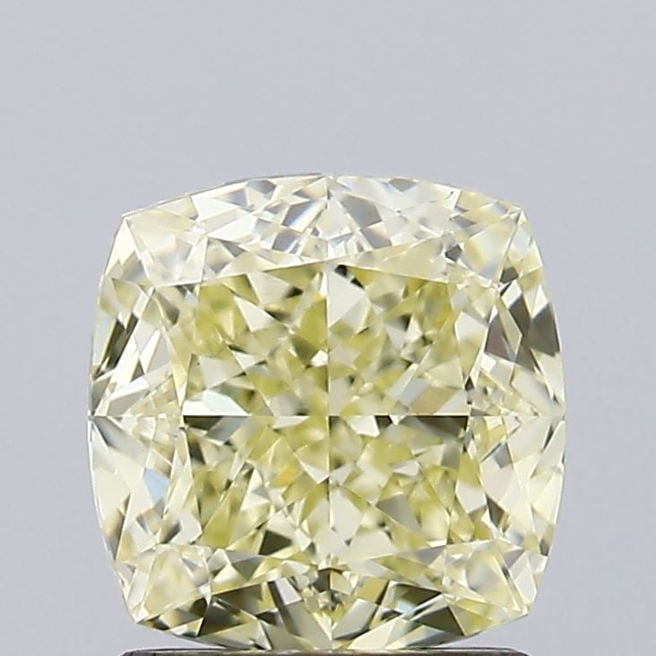Loose Diamond - CUSHION MODIFIED 1.75ct Fancy Yellow VS1: Loose Diamond - CUSHION MODIFIED 1.75ct Fancy Yellow VS1 Source: This is a real non-mined Diamond that has been grown in a lab Shape: CUSHION MODIFIED Carats: 1.75 Color: Fancy Yellow Certification: I