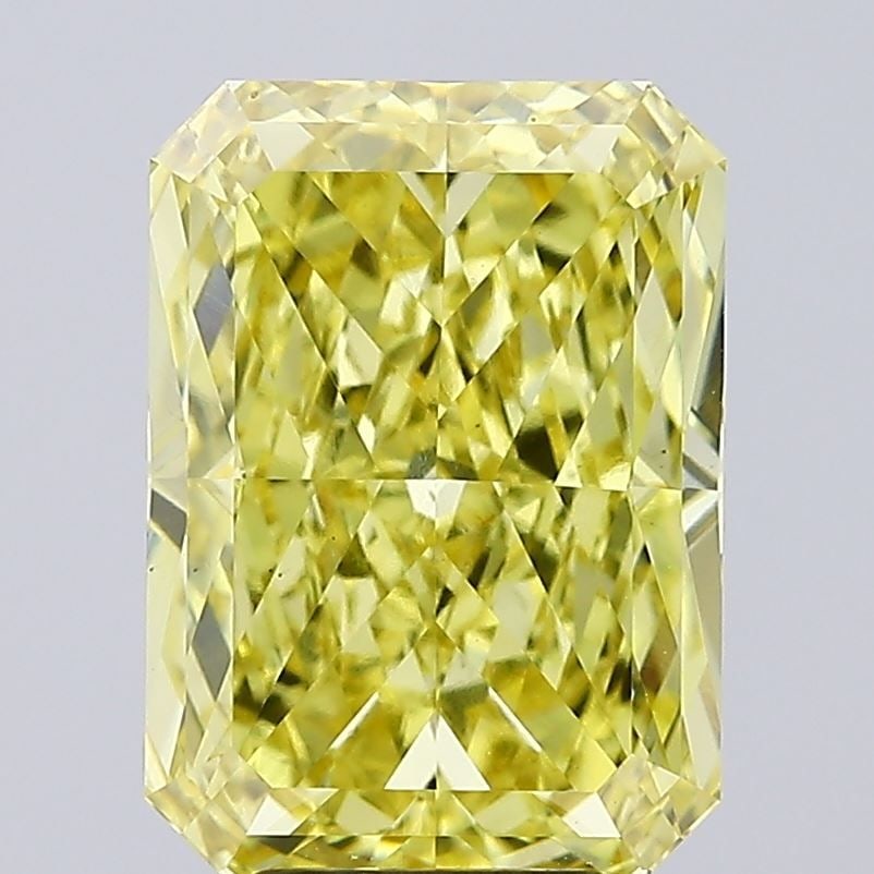 Loose Diamond - RADIANT 6.07ct Fancy Vivid Yellow VS1: Loose Diamond - RADIANT 6.07ct Fancy Vivid Yellow VS1 Source: This is a real non-mined Diamond that has been grown in a lab Shape: RADIANT Carats: 6.07 Color: Fancy Vivid Yellow Certification: IGI Vid