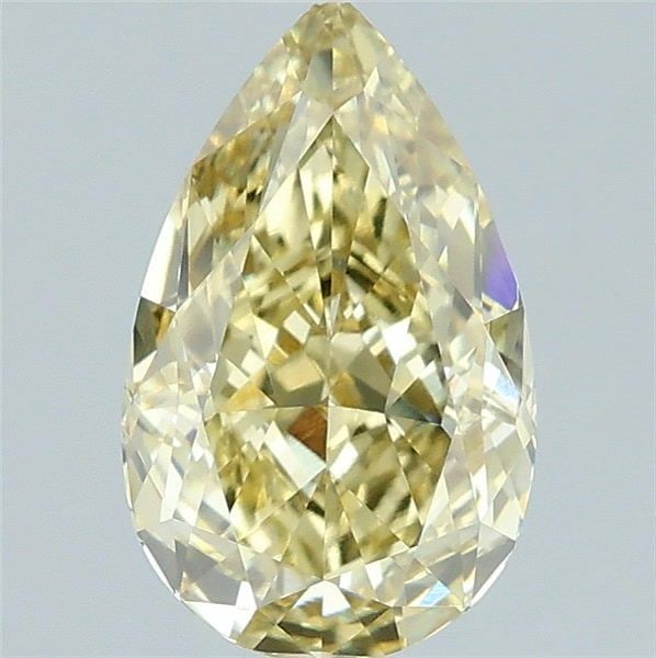 Loose Diamond - PEAR 1.6ct Fancy Intense Yellow VVS2