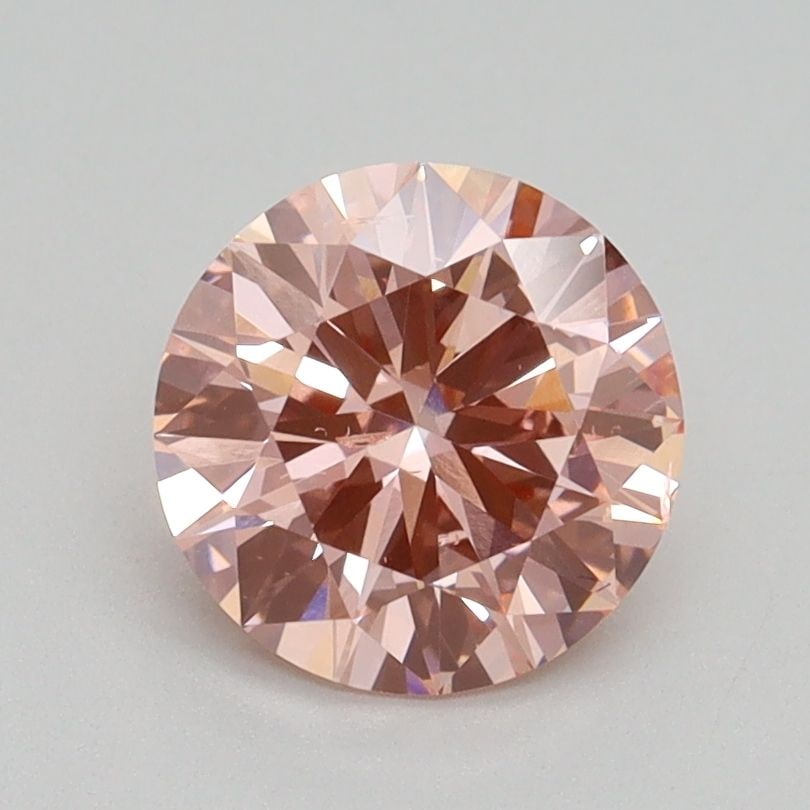 Loose Diamond - ROUND 1.31ct Fancy Intense Pink SI2