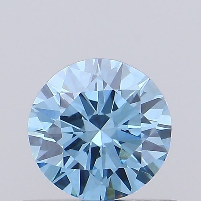 Loose Diamond - ROUND 0.53ct Fancy Vivid Blue VVS2