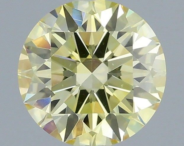 Ideal Loose Diamond - ROUND 0.55ct Fancy Yellow VS1: Ideal Loose Diamond - ROUND 0.55ct Fancy Yellow VS1 Source: This is a real non-mined Diamond that has been grown in a lab Shape: ROUND Carats: 0.55 Color: Fancy Yellow Certification: IGI Video: